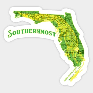 Southernmost Gator Sticker